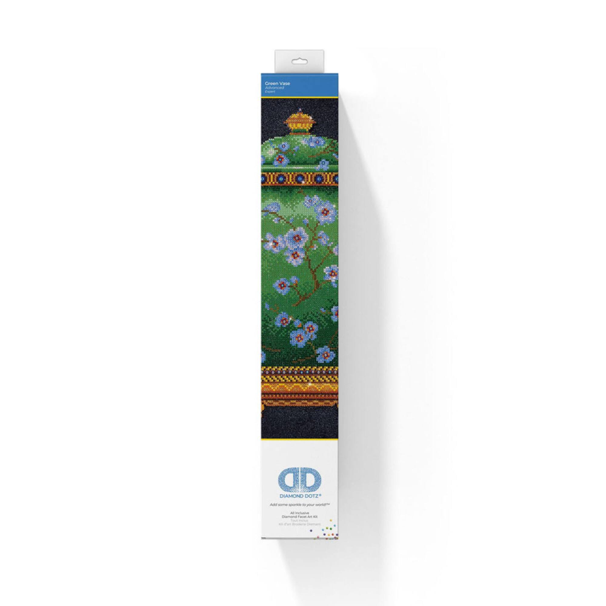 Diamond Dotz® Green Vase Diamond Painting Kit